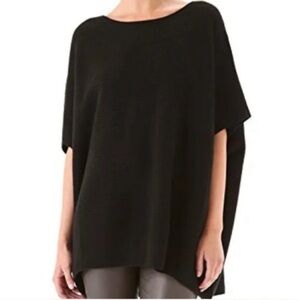 Vince cashmere blend black poncho